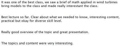 ISU Wind Energy Comments